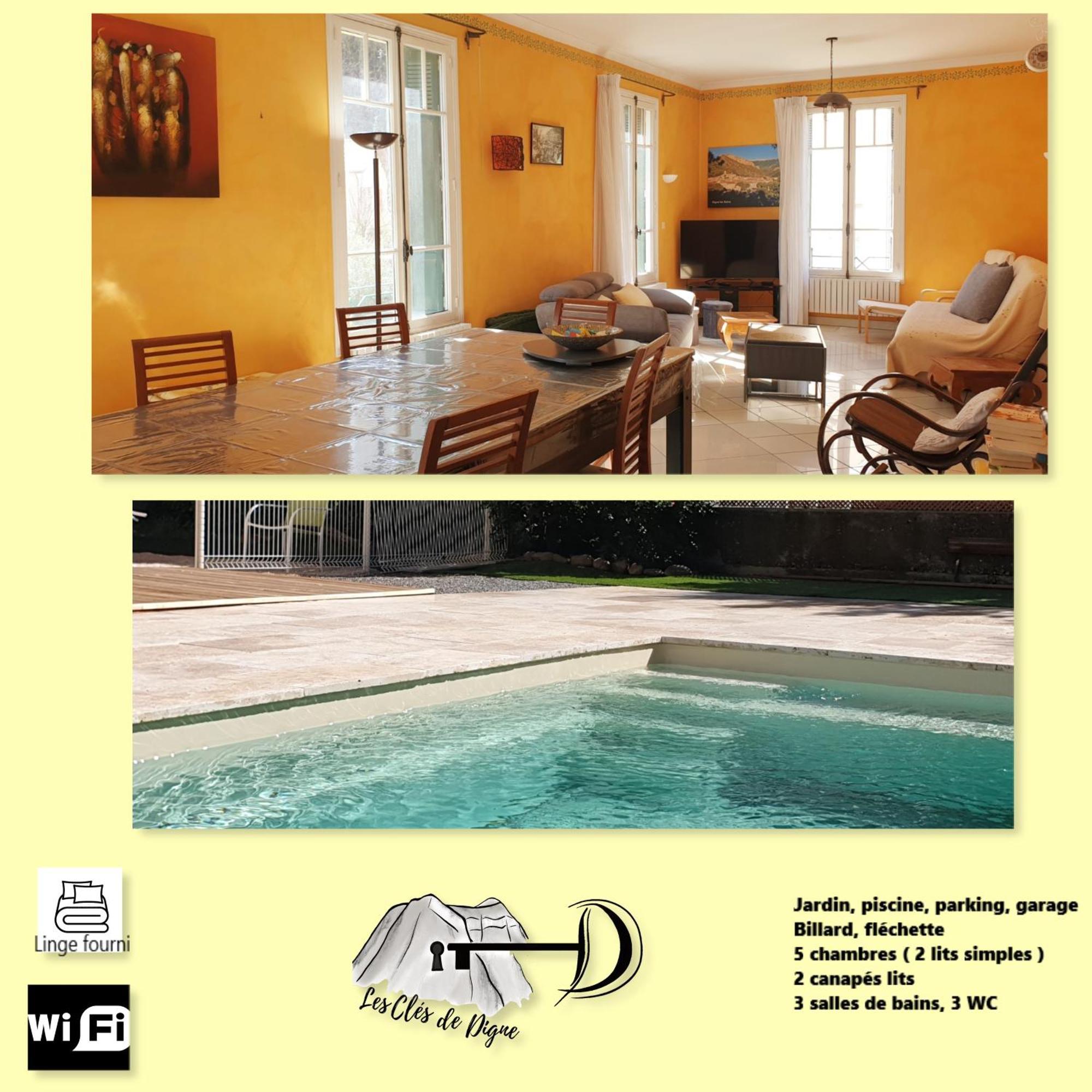Tres Bel Appartement Avec Piscine Digne-les-Bains Exteriör bild